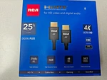 Rca 25 Ft High Speed Hdmi Cable W/ Ethernet Gold Plated Dh25hhf 044476071850. Fixed Price $29.99.