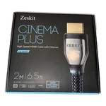 High Speed Hdmi Cable With Ethernet 2m/ 6.5 Ft Cinema Plus By Zeskit 22.28 Gbps. Fixed Price $9.99.