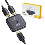 10k 8k Hdmi Switch 2 In 1 Out, Bi-directional Splitter Switcher,. Fixed Price $43.26.