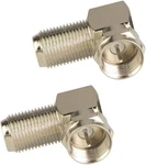 Vcelink 90 Degree Coaxial Connector F Type Female To Male Rg6 Adapter Right Angl. Fixed Price $7.81.