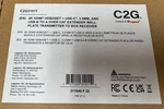 C2g C2g31011 Hdmi Hdbaset + Usb-c, 3.5mm, And Usb-b To A Over Cat Extender Wall. Fixed Price $199.19.