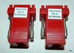 2 Qty Red Savant No Flow Null Adapters Rj45 064-0116-00. Fixed Price $15.00.