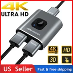 Bi-directional 4k Hdmi 2.0 Cable Switcher Splitter Hub 2 In 1 Out &. Fixed Price $13.21.