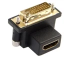 Cablecc Dvi Male To Hdmi Female Adapter 90 Degree Down Angled 4k 1080p New. Fixed Price $12.99.