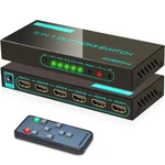 Skycrophd 4k 60hz Hdmi Switch, 5 In 1 Out 2.0 Switcher With Remote Support. Fixed Price $36.99.
