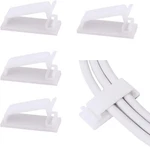 Soulwit 50pcs Self-adhesive Cable Management Clips, White. Fixed Price $23.67.