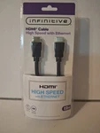 Infinitive Hdmi Cable, High Speed With Ethernet. 4k 12 Ft,(sku#1122). Fixed Price $16.50.