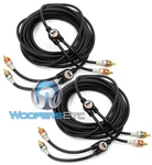 Pkg 2pc) Monster Cable 2 Ch 16 Foot Feet Imxln Rca Jack Wire Chord 15 17 = 4. Fixed Price $129.99.