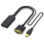 Vga To Hdmi Adapter, 1080p Converter With Audio From Computer/laptop Source. Fixed Price $17.53.