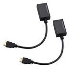 Hdmi Converter Sender/receiver Cat5e Cat6 Cable Hd 1080p Video Singal Extender D. Fixed Price $12.98.