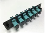 Riteav Lgx Footprint Fiber Optic Cable Sc Adapter Patch Panel 6 Ports Loaded W/6. Fixed Price $26.97.
