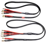 Cncess Cess-106-3f Bi-wire Banana Plug Splitter Speaker 3ft, Black & Red. Fixed Price $24.53.
