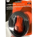 6 Ft. Ge S-video Cable Dvd Tv Avr Satellite Receiver Black Av23244 D1. Fixed Price $4.70.