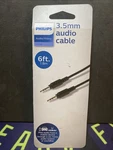 New Sealed Pkg Philips Audio/video 3.5mm Black Audio Cable For All Brands 6 B1. Fixed Price $8.95.
