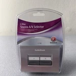 Vtg Radio Shack Stereo 2 Way Audio Video Selector Switch 15-1982 Rca. Fixed Price $22.99.