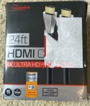 Rocketfish Rf-hg24501 Black 24ft 4k, Ultrahd & Hdr In-wall Rated Male Hdmi Cable. Fixed Price $69.99.