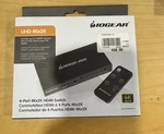 Ghdsw4k4 Iogear 4k 4-port Hdmi Switch With Remote New - Sealed In Box. Fixed Price $35.00.