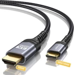 Jsaux Mini Hdmi To Cable 6ft, Aluminum Shell, Braided High Spe. Fixed Price $14.79.