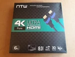 2 Brand New Ntw 6 Ft. Ultra Hd Pure 4k High Speed Hdmi Cable With Ethernet. Fixed Price $25.00.