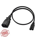 Tekit C14 To C7 Power Cord 3.3ft Iec 320 Cable. Fixed Price $20.00.