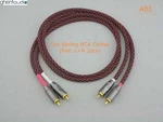 A01(1m 3ft) --- Pair(2pcs) Canare L-4e6s Star Quad Rca Audio Cables. Fixed Price $22.00.