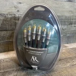 New Acoustic Research Pr190 3ft Gold Plated Component Video Cables. Fixed Price $12.99.