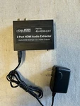 2 Port Hdmi Audio Extractor Calrad 40-hdmi-ext 1 In Out Splitter Optical. Fixed Price $19.99.