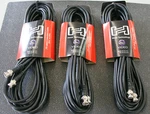 3 Pieces Hosa 25' Bnc-59-125 Bnc Male To 75 Ohm Video Cable. Fixed Price $34.99.
