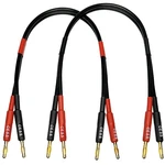 Cncess Cess-037-2f Banana Plug Male To Speaker Cable 12 Gauge 680 2 Feet. Fixed Price $21.32.