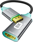 Displayport 1.4 To Hdmi 2.1 Adapter 8k 60hz/4k 120hz Unidirectional Dp Male H. Fixed Price $14.81.
