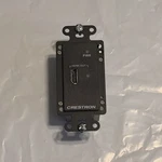 Crestron Hd-rx-101-c-1g-e-b-t Dm Lite Receiver Extender Wall Plate Black. Fixed Price $24.99.