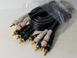 Bpi Broadband Component Hdtv Patch Cable 5 Conductor Rca-rca (6 Feet). Fixed Price $12.99.