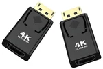 Berlat Displayport To Hdmi Converter Dp Adapter 2pack,3840x2160p Male.... Fixed Price $13.79.