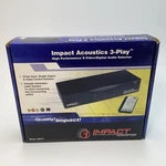 Impact Acoustics 28731 3-play S-video Digital Audio Selector Switch Box - New. Fixed Price $61.91.