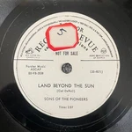 Sons Of The Pioneers Rca Victor 20-4571 Promo Land Beyond Sun/waltz R. Fixed Price $8.70.