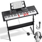Vevor 61 Key Digital Keyboard Piano Electric Portable With Adjustable Stand. Fixed Price $88.90.
