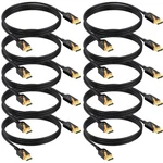 4k Displayport To Hdmi Cables 10-pack, 6ft Dp 6ft, Orange. Fixed Price $96.99.