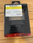 Rocketfish Composite Video Stereo Audio Rca Cable Tv Vcr Dvd - 4ft 1.2m Rf-g1210. Fixed Price $7.00.