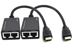 Hdmi Extender Over Cat5e/6 Rj45 Ethernet Splitter To 2 Ports Network Adapte. Fixed Price $14.34.