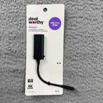 Deal Worthy Usb-c To Hdmi Adapter 4 In Cable 4k Ultra Hd Black Plug & Play New. Fixed Price $12.49.