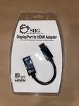 Siig Displayport To Hdmi Adapter (cb-dp0062-s1). Fixed Price $6.00.