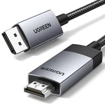 Ugreen 4k 60hz Displayport To Hdmi Cable Hdr Active Dp 1.2 6.6ft, Gray. Fixed Price $37.99.