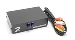 2 Way Switch Composite Video Switcher -black- With Rca Av Cable. Fixed Price $22.97.
