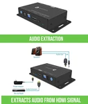 Hdmi Audio Extractor & Embedder Via S/pdif Toslink+3.5 Mm Stereo-18gbps-4k 60hz. Fixed Price $74.99.