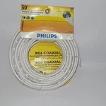 Philips Rg6 Coaxial Cable 50 Ft Video Ph61209 F Connectors White New. Fixed Price $9.99.
