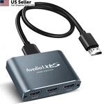 Avedio Links Hdmi Switch 3 In 1 Out 4k 60hz 3x1 + Cable Grey. Fixed Price $26.16.