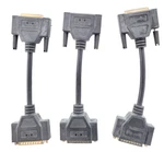 (lot Of 3) - Matrox Cable 16235-00 25 Pin Male 44 Female Black Connector. Fixed Price $85.00.
