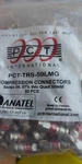 Pct Trs-59lmg Brass Coaxial Rg59 Compression Cable Connector Fittings , 50 Pack. Fixed Price $39.80.