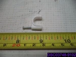 Qty = 192: Monoprice Circle Cable Clips W Steel Nail 10mm 5834. Fixed Price $8.00.