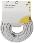 New Zenith Vg105006w White 50 Foot Rg6 Coax Tv Video Cable With Ends. Fixed Price $10.79.